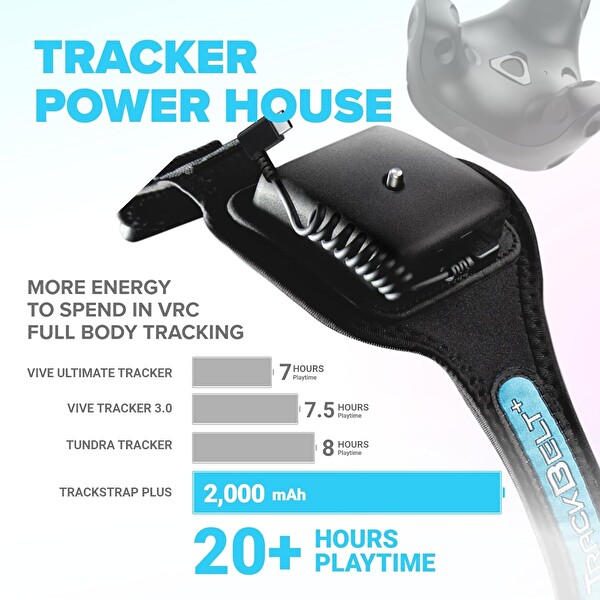 Rebuff Reality Trackstraps Plus 20+ Saat Oynatma Süresi için Sadece Aksesuar