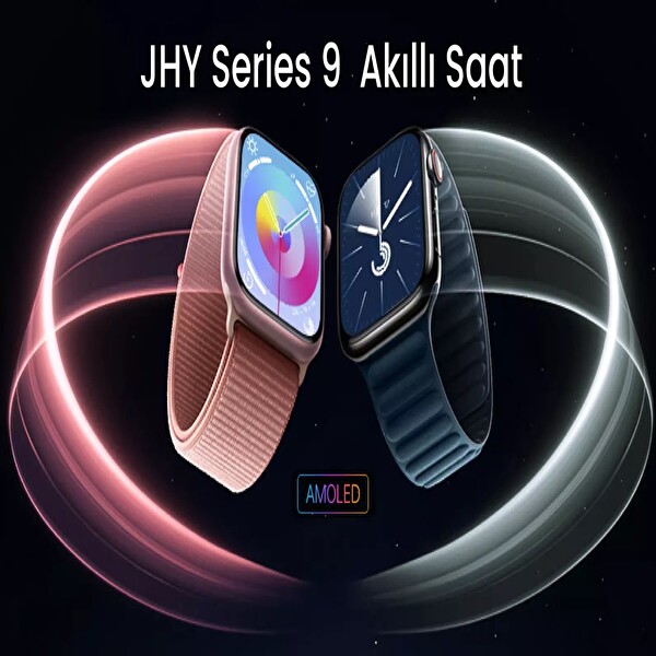 JHY Smart Watch Series 9 Pink Akıllı Saat