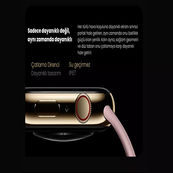 JHY Smart Watch Series 9 Pink Akıllı Saat