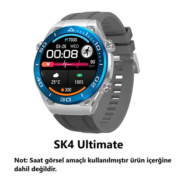 Winex Xiaomi Mi Watch Akıllı Saat Uyumlu Kordonu Gri