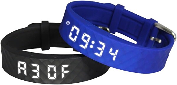 E-Vibra Tuvalet Eğitimi Saati Şarj Edilebilir Sessiz Titreşimli Saat Mavi