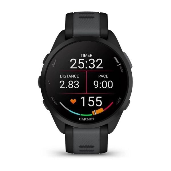 Garmin Forerunner 165 Music Siyah Slate Gri Akıllı Saat