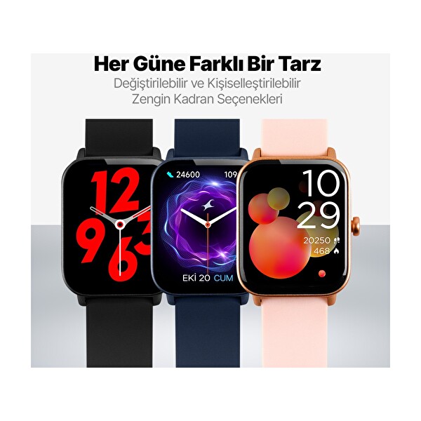 Ttec Tempus 46 MM Tft Ekranlı Dikdörtgen Kasa Akıllı Saat Siyah