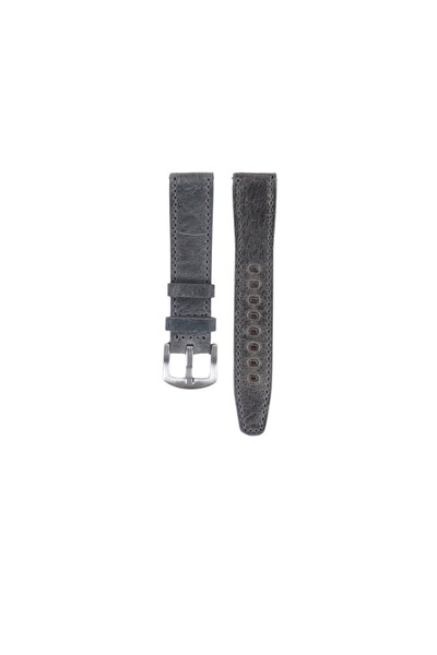 Fro LW38-43 20 MM Hakiki Deri Spor Silver Toka Gri Kordon