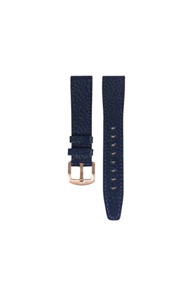 Fro LW38-43 20 MM Hakiki Deri Floter Lacivert Kordon Gold Toka