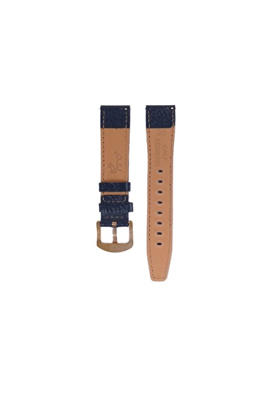 Fro LW38-43 20 MM Hakiki Deri Floter Lacivert Kordon Gold Toka
