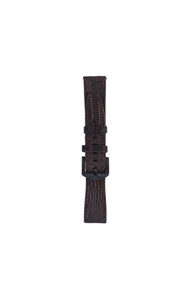 Fro LW38-43 20 MM Hakiki Deri İguana Kahverengi Kordon Siyah Toka
