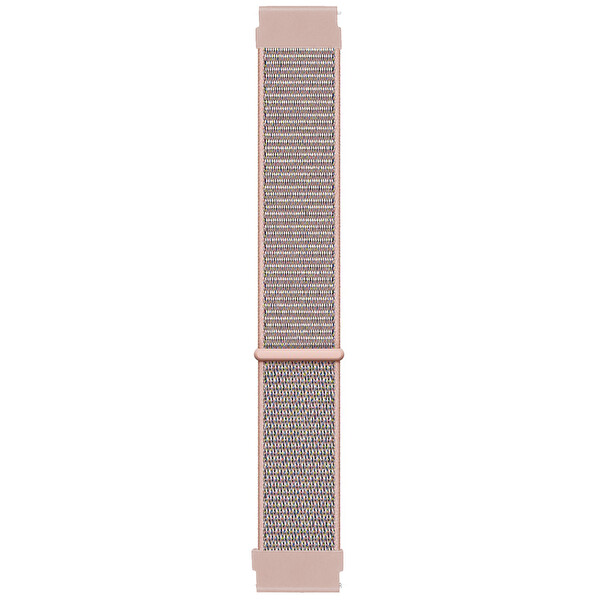 Microsonic Garmin Vivoactive 5 Hasırlı Kordon Woven Sport Loop Rose Gold
