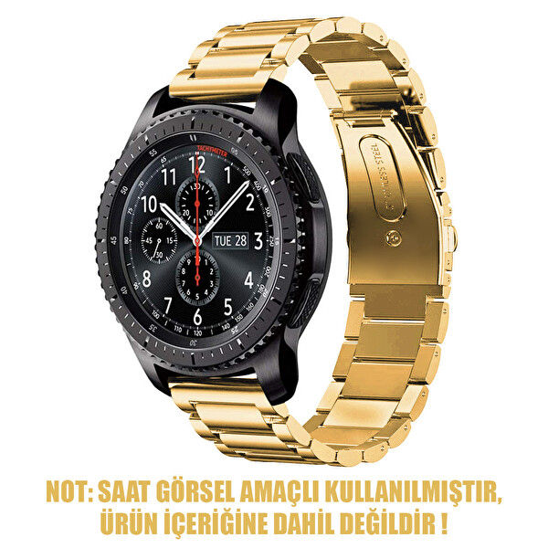 Microsonic Huawei Watch Gt4 46mm Metal Stainless Steel Kordon Gold