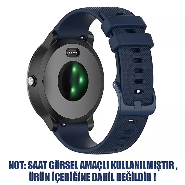 Microsonic Huawei Watch Gt4 41mm Kordon, Silicone Sport Band Lacivert