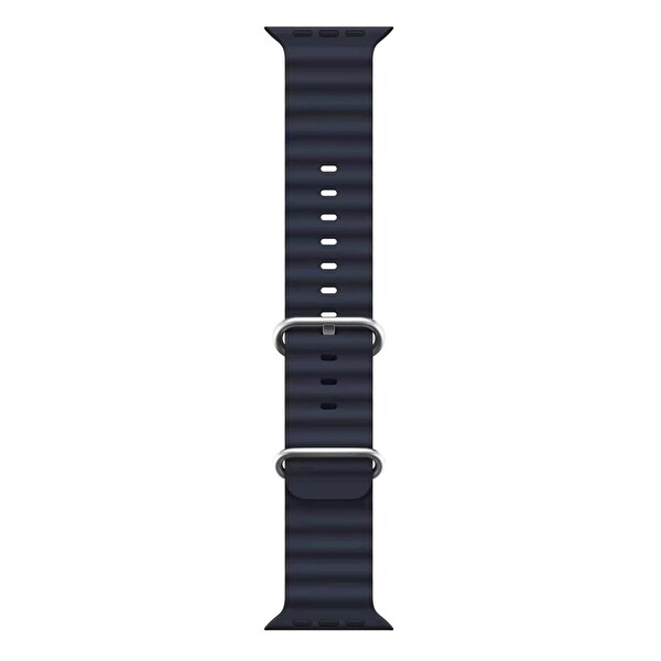 Microsonic Apple Watch Series 9 41mm Kordon Ocean Band Lacivert