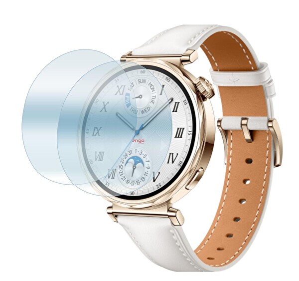Engo Huawei Watch GT 5 41 MM Ekran Koruyucu Nano Şeffaf 2 Adet
