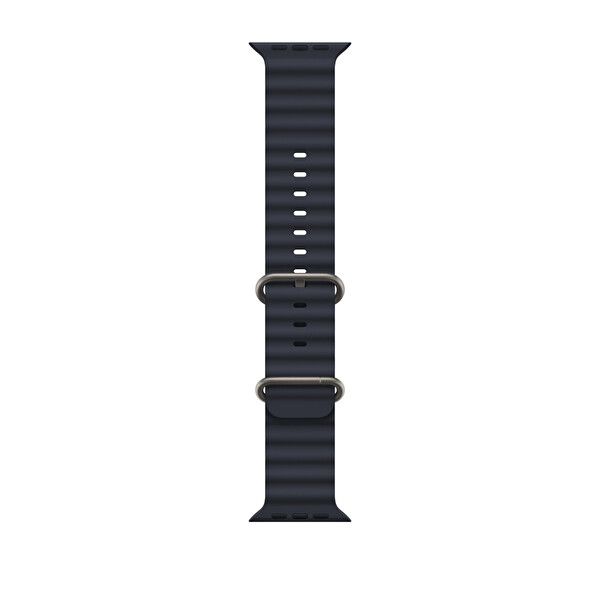 ScHitec 42-49 MM Yeni Nesil Apple Uyumlu Akıllı Saat Kordonu Silikon Lacivert