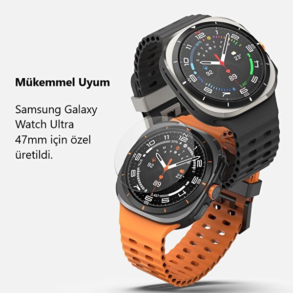 Engo Samsung Galaxy Watch Ultra 47MM Ekran Koruyucu Nano 2 Adet