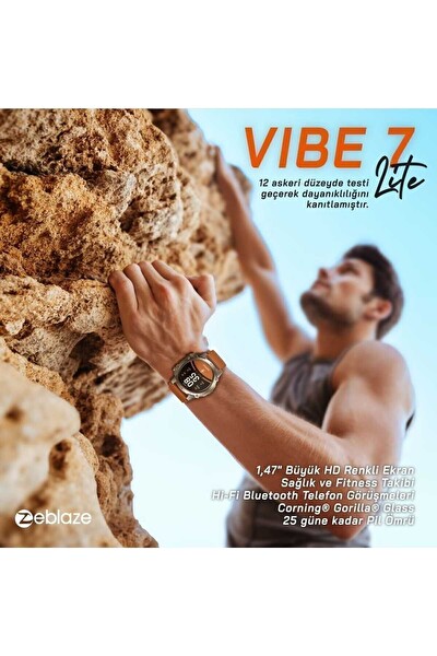 ZeBlaze Vibe 7 Lite Electric Orange Akıllı Saat