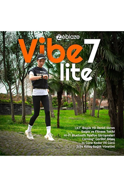 ZeBlaze Vibe 7 Lite Electric Orange Akıllı Saat