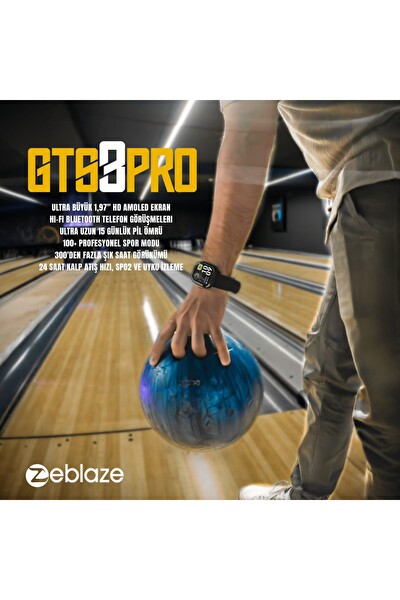 ZeBlaze Gts 3 Pro Pearl White Akıllı Saat