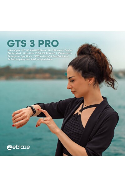 ZeBlaze Gts 3 Pro Pearl White Akıllı Saat