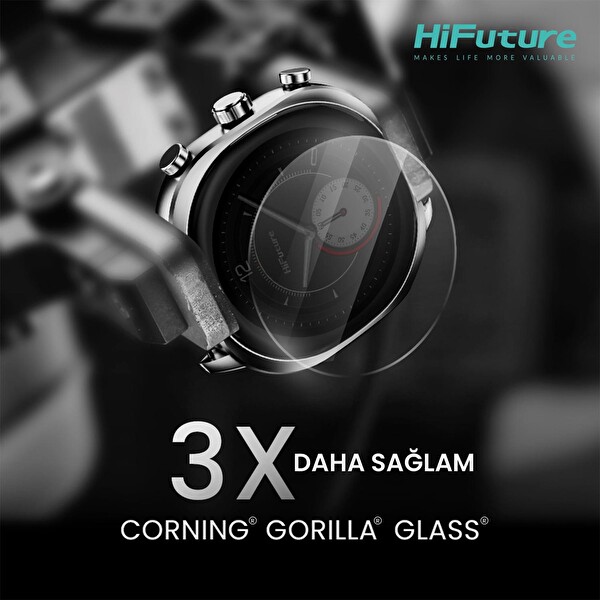 HiFuture AIX Nabız ve Kan Oksijen Takipli Spor Modlu IP68 Su Geçirmez Gümüş Akıllı Saat