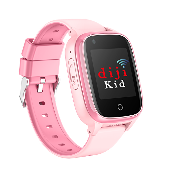 Dijikid 4.5G Görüntülü Görüşmeli Pembe Akıllı Çocuk Saati