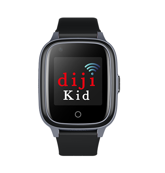 Dijikid 4.5G Görüntülü Görüşmeli Siyah Akıllı Çocuk Saati