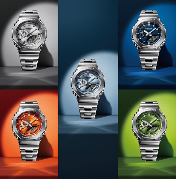 Casio GM-2110D-7ADR G-STEEL Erkek Kol Saati