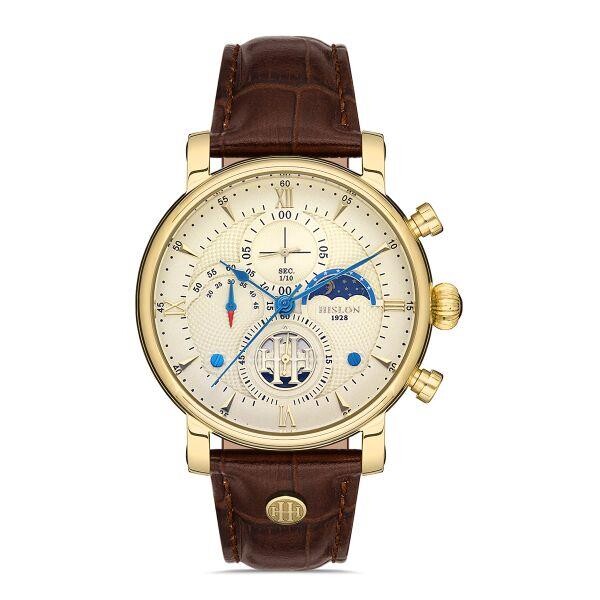 Hislon Men's Timeles's TM105G-08KG Erkek Kol Saati
