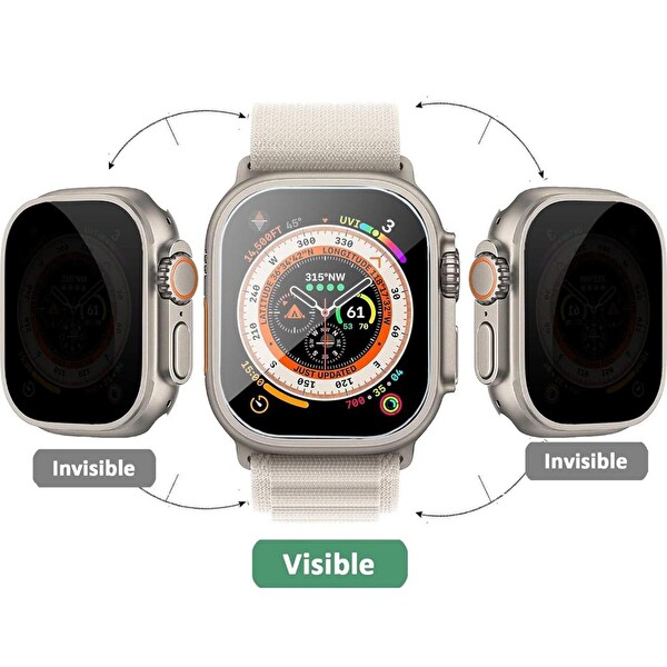 Engo Apple Watch Ultra 2 49 mm Hayalet Ekran Koruyucu 2 Adet