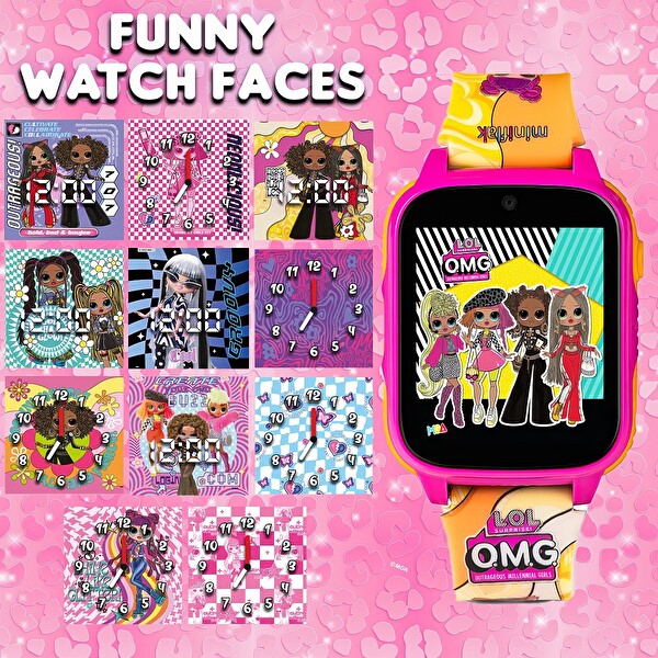 Miniflak L.O.L Surprise LOL012OMG Sarı Kamera Bluetoothlu 26 Oyunlu Çocuk Saati (Takip Özelliği Yok)