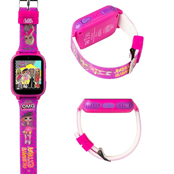 Miniflak L.O.L Surprise LOL011OMG Pembe Kamera Bluetoothlu 26 Oyunlu Çocuk Saati (Takip Özelliği Yok)