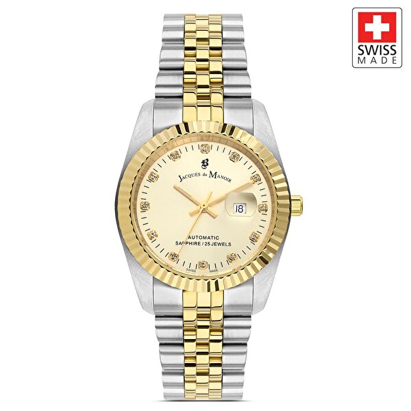 Jacques Du Manoir Inspiration JWL04115 (Sellita SW100 25 Jewels Otomatik Mekanizmalı Swiss Made) Kadın Kol Saati