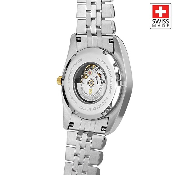 Jacques Du Manoir Inspiration JWL04115 (Sellita SW100 25 Jewels Otomatik Mekanizmalı Swiss Made) Kadın Kol Saati