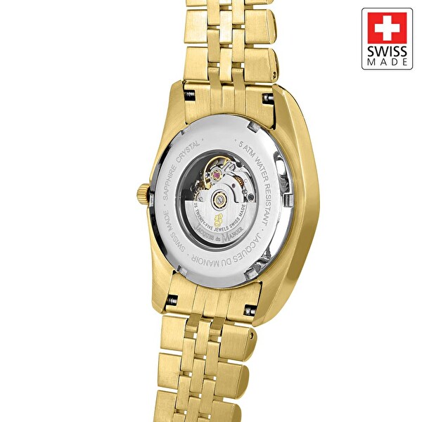 Jacques Du Manoir Inspiration JWL04109 (Sellita SW100 25 Jewels Otomatik Mekanizmalı Swiss Made) Kadın Kol Saati