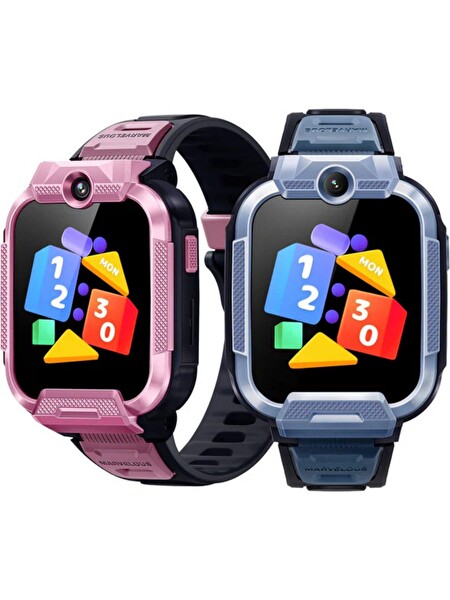 Mibro Z5 Çift Kameralı GPS Destekli 4G Pembe Akıllı Çocuk Saati