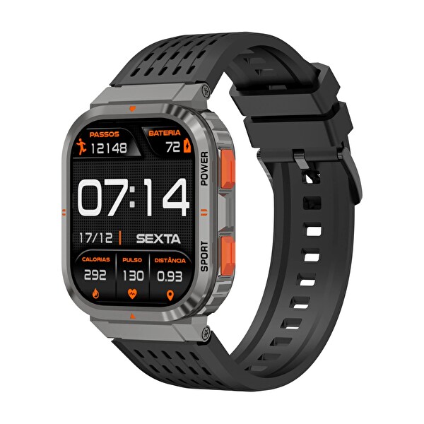 Mipo S43 Geo Titanyum Gri Akıllı Saat