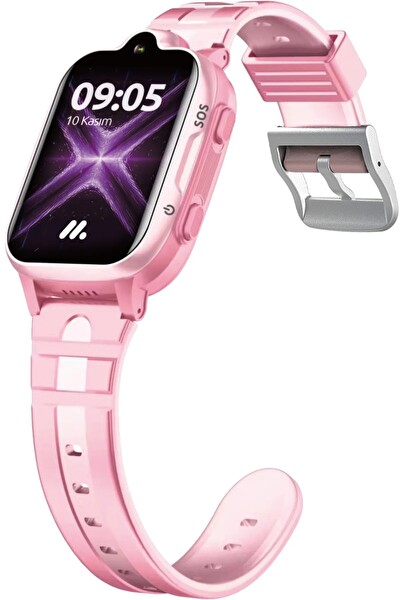 Mipo K3 4G Görüntülü Konuşma Özellikli Akıllı Çocuk Saati Pembe