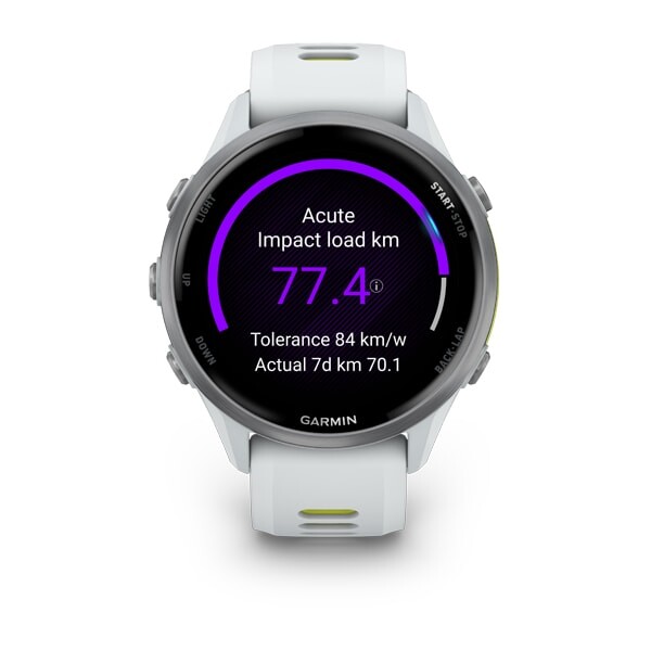 Garmin Forerunner 970 Titanyum Beyaz Sarı Akıllı Saat