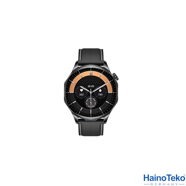Haino Teko Watch Ultra 12 Amoled Ekran WaterProof 3 Kordonlu Siyah Akıllı Saat