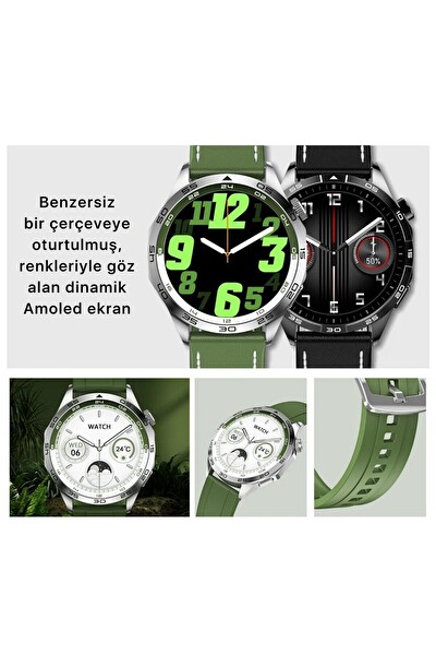Zuidid GS Wear GT4 3 Adet Kordonlu Akıllı Saat