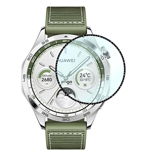 Engo Huawei Watch GT 4 46 MM Flexible Tam Kapama Ekran Koruyucu