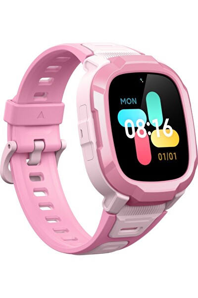 Mibro Kids P6 GPS Destekli 4G Pembe Akıllı Çocuk Saati