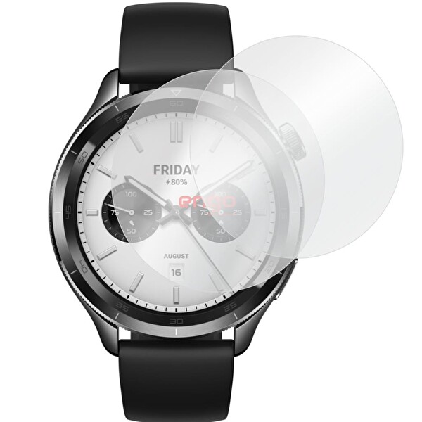 Garmin Xiaomi Watch S4 TPU Film Şeffaf 2 Adet Ekran Koruyucu