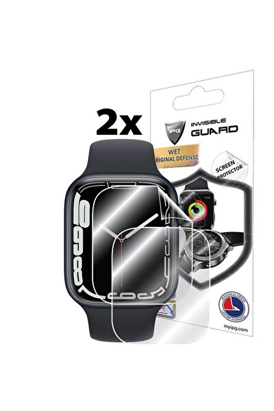 IPG Apple Watch Series 9 -8 - 7 45mm Ile Uyumlu Hydrogel Ekran Koruyucu - 2 Adet