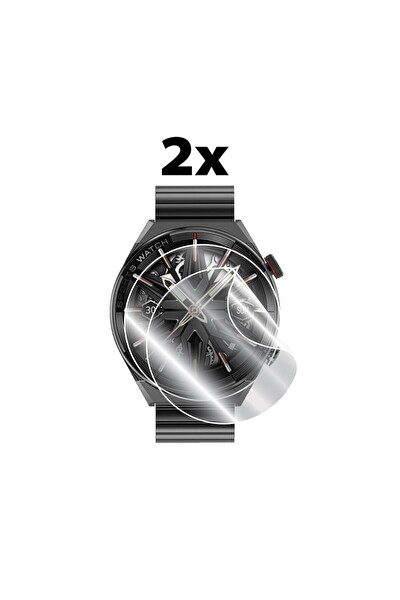 IPG DT3 Mate Smart Watch ile uyumlu IPG Hydrogel Ekran Koruyucu - 2 Adet