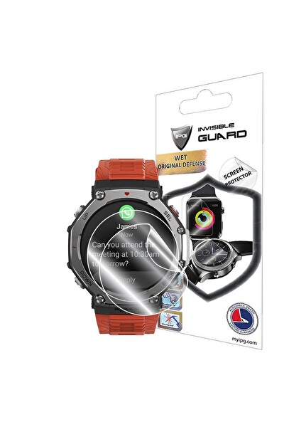 IPG Amazfit T-Rex 3 Uyumlu HydroGel Ekran Koruyucu - 2 Adet