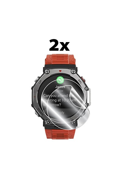 IPG Amazfit T-Rex 3 Uyumlu HydroGel Ekran Koruyucu - 2 Adet