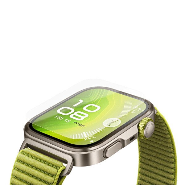 Engo Huawei Watch Fit 4 Pro Ekran Koruyucu Parlak TPU 2'li Şeffaf