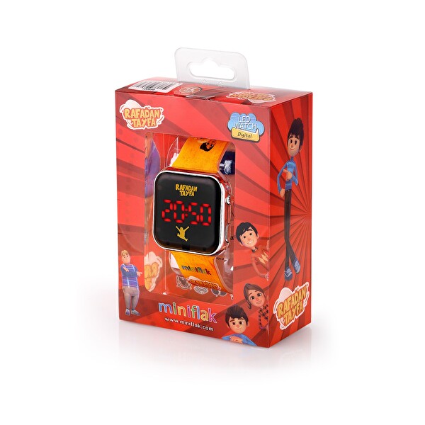 Miniflak Rafadan Tayfa Lisanslı RF8001 Sarı Square Çocuk Saati