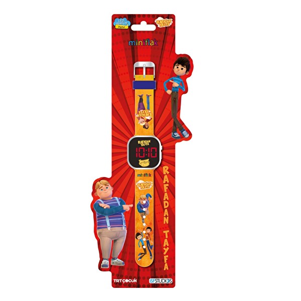 Miniflak Rafadan Tayfa Lisanslı RF8001 Sarı Square Çocuk Saati
