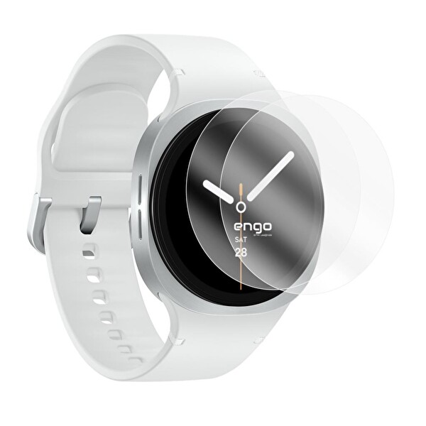 Engo Samsung Galaxy Watch 8 40 MM TPU Şeffaf 2'li Ekran Koruyucu